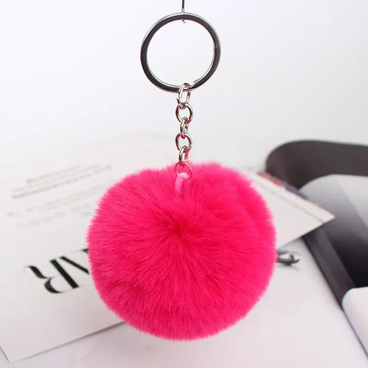 Ready%20to%20Ship%20In%20Stock%20Fast%20Dispatch%20Furry%20Puff%20Ball%20Faux%20Rabbit%20Pink%20Fur%20Ball%20Pom%20Pom%20Keychain%20-%20Image%204