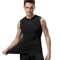 Compression Tank Top Men Gym Shirt Sleeveless Quick Dry Printing Sportswear Male Fitness Bodybuilding Vest Workout Muscle Top.