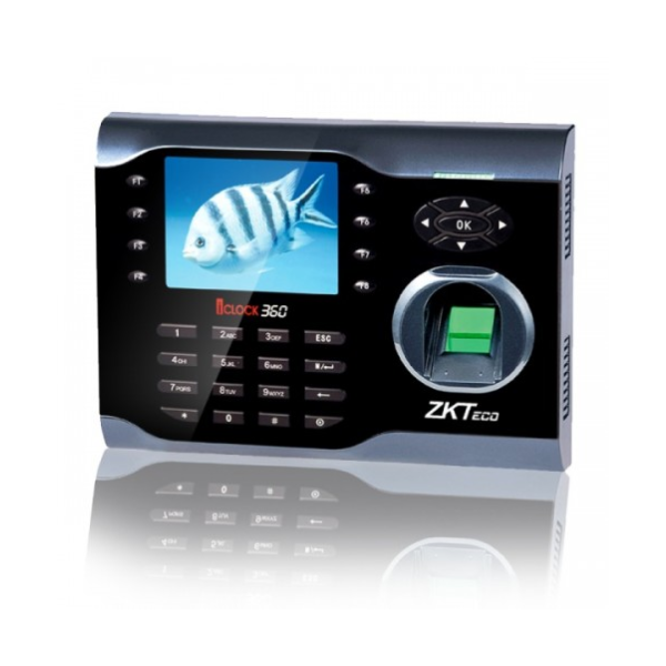 ZKTeco iClock 360 Fingerprint Time Attendance Terminal (with Adapter)