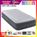 INTEX 67766 0.99M DURA-BEAM Deluxe Fiber-Tech Technology 33CM Extra Thick Inflatable Air Bed.