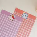 Cute Sanrio HelloKitty Sticker MyMelody Self-adhesive Seal Patch Envelope Sticky Paper Packing Bag Sticky Notes Present Box Paster Wedding Decor Label.