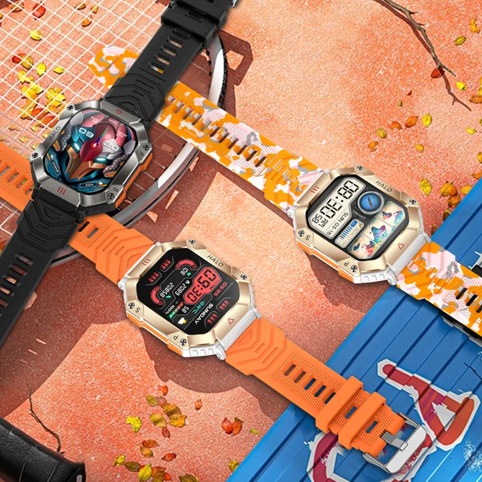 KR80 Smart Watch Fitness Tracker Smartwatches Heart Rate Blood