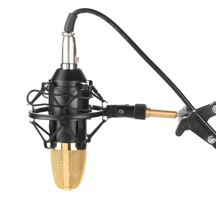 FIFINE%20F-700%20Professional%20Condenser%20Sound%20Recording%20Microphone%20with%20Shock%20Mount%20for%20Studio%20Radio%20Broadcasting%20&%20Live%20Boardcast,%203.5mm%20Earphone%20Port,%20Cable%20Length:%202.5m%20-%20Image%203