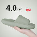 Thick Bottom Cloud Slippers Men Women Non-Slip Bathroom Home Flip-Flops Soft Sole Eva Indoor Sandal Summer Beach Outdoor Slides. 