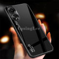 For OPPO A78 4G Case Gradient Tempered Glass Protector Hard For OPPO A78 NFC 4G Back Cover.