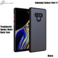 Samsung Galaxy Note 9 Luxury Shockpro0f Smoky Translucent Matte Case Back Cover - Phone - Camera (Back Case Cover For Smartphone). 