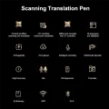 Scan Reader Pen, OCR Digital Pen Reader, Text to Speech Reading Pen, Voice Translator Machine 131 Language Translator Easy Install Easy to Use. 
