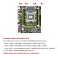X79 Motherboard+E5 2640 V2 CPU+4X4GB DDR3 1600Mhz REG ECC RAM Memory+SATA Cable+Switch Cable+Thermal Grease M.2 NVME. 