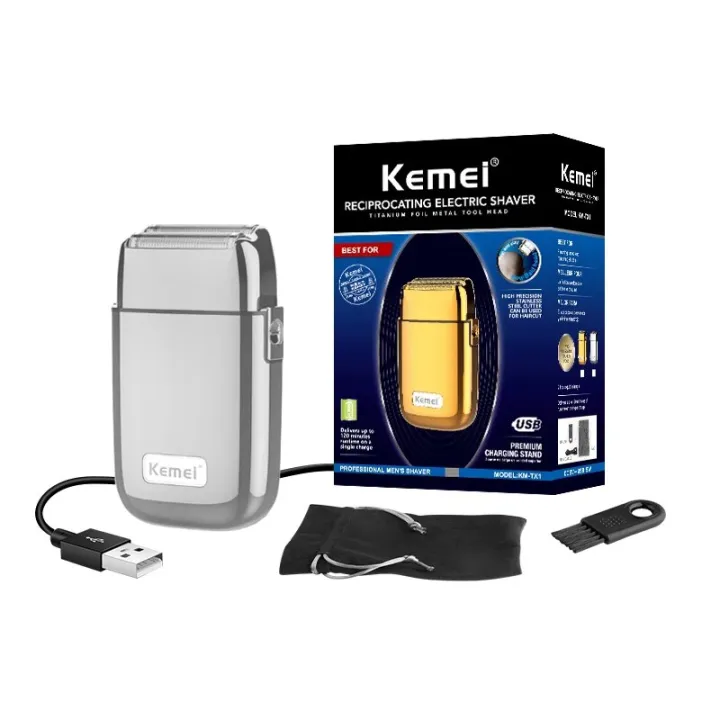 Kemei%20Tx1%20Rechargeable%20Full%20Metal%20Electric%20Shaver%20For%20Men%20Hair%20Beard%20Electric%20Razor%20Bald%20Head%20Shaving%20Machine%20Finishing%20Fades%20-%20Image%206