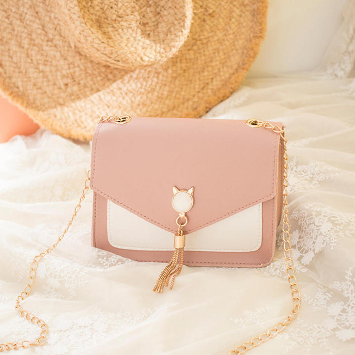 Bags%20for%20Women%20Luxury%20Designer%20Cover%20Tassel%20Chain%20Shoulder%20Small%20Square%20Bag%20Messenger%20Crossbody%20Bag%20Pearl%20Cat%20-%20Image%206