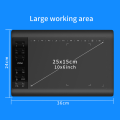 Lamgool VINSA 1060 PLUS 10*6 Inch Portable Digital Tablet Connect Mobile Phone Digital Pressure Drawing Tablet Interactive Graphic Tablet for Drawing.