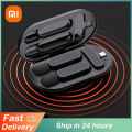 Xiaomi Mijia Wireless Lavalier Microphone with Charging Box Audio Video Noise Cancel Record Plug-and-Play Mic for IOS Android.
