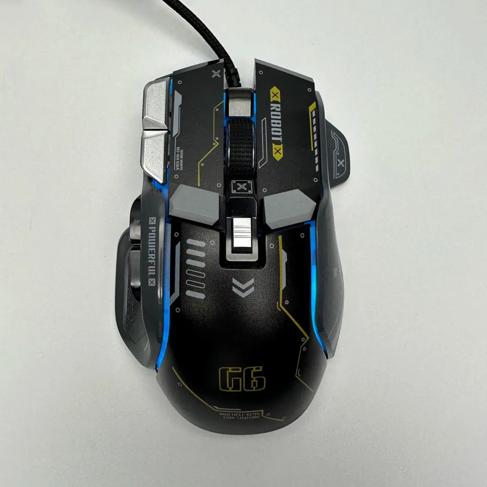 Mouse Gaming Cablato - 12800 DPI, RGB, 6 Pulsanti Programmabili, Leggero - Foto 2
