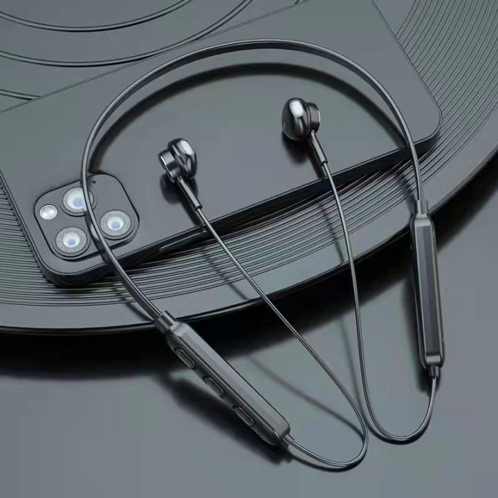 New 5.0 hanging neck Bluetooth headset wireless Bluetooth headset two -ear hanging neck