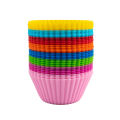 4Pcs Silicone Cake Cup Liner Baking Cup Mold Muffin Round Cakecup Cake Tool.