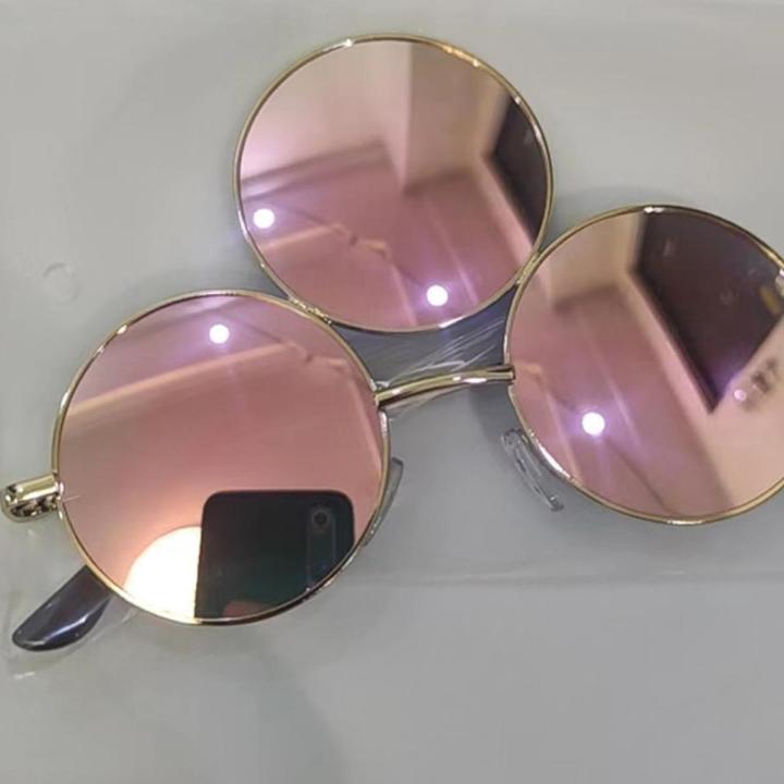 2022 New Third Eye Round Sunglasses Women/Men Reflective Mirrored Black Lens Sun Glasses Three Lenses Eyewear Shades UV400