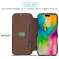 (New) For iPhone 16 Pro Max LC.IMEEKE Hon Ancient Series Flip Leather Phone Case.
