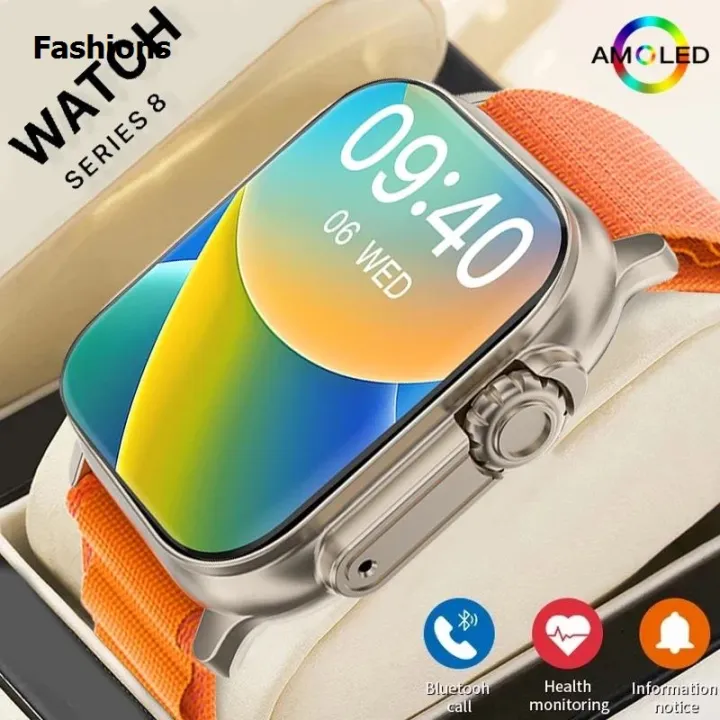 Fashions%20Smart%20Watch%202025%20T800%20Ultra%202%20Men%2049mm%20Series%208%202.3%20AMOLED%20Screen%20High%20Quality%20NFC%20Compass%20Waterproof%20For%20Apple%20Watch%20IWO%20Ultra%208%20Smartwatch%20-%20Image%202