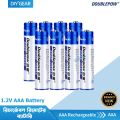 Doublepow | Nickel-Hydride Rechargeable Batteries 1.2V AAA Battery (Remote Size).