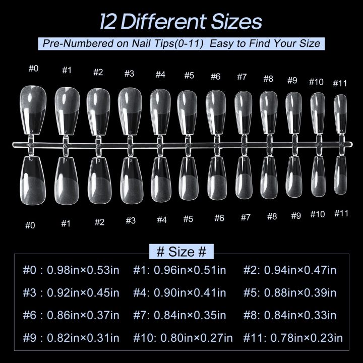 240pcs%20False%20Nail%20Tips%20Long%20Ballet%20Full%20Cover%20Half%20Frosted%20Nail%20Press%20on%20Nail%20-%20Image%204