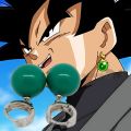 【beauty code store】Anime Ball Z eardrop Son Goku Supreme Kai Potara Dangle Earrings Round Fashion Jewelry for Girls gift. 