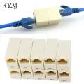 10PCS RJ45 Female to Female Network Ethernet Lan Cable Joiner Connector new.