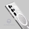 Ultra Thin Magnetic Wireless Charge Transparent Case For Magsafe For Samsung Galaxy S24 S23 Ultra S22 Plus Hard Slim Pc Cover. 