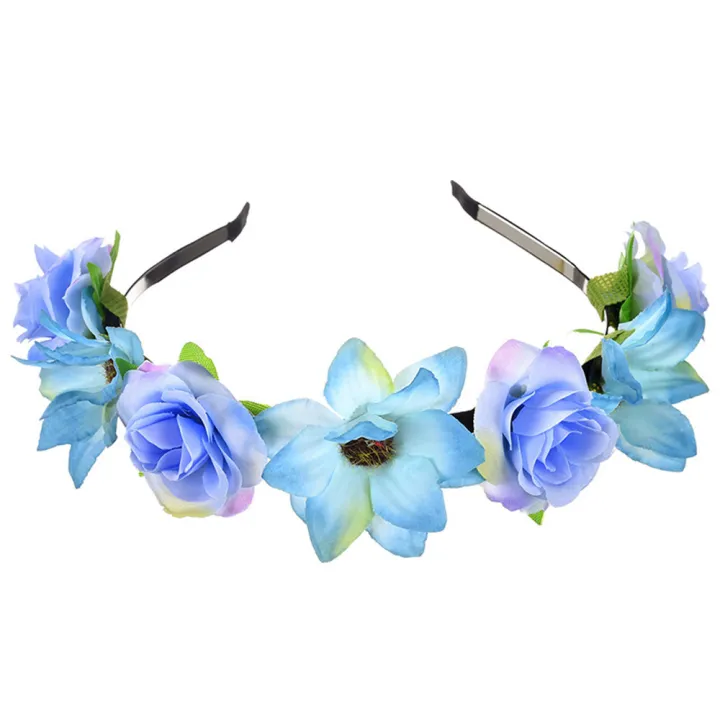 Elegant%20Artificial%20flower%20headband%20Exquisite%20Delicate%20Colorful%20Sunflower%20hairband%20Beautiful%20Women's%20wedding%20hair%20accessories%20for%20Wedding%20Party%20Photoshoot%20Beach%20vacation%20Bridesmaids%20-%20Image%205