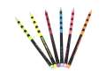 Good Luck Star Pencil 2B RUBBER TIPPED GRAPHITE PENCIL, Non-Toxic Pearly 2B Graphite Pencils Rubber Tipped Ally Care.