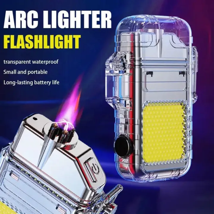 Arc%20Lighter%20New%20transparent%20case%20waterproof%20electronic%20pulse%20lighter%20outdoor%20windproof%20lighter%20waterproof%20double%20arc%20lighter%20-%20Image%204
