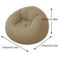 【Exclusive Limited Edition】 Large Lazy Inflatable Sofa Chairs PVC Lounger Seat Bean Bag Sofas Pouf Puff Couch Tatami Living Room Supply Outdoor Camping. 