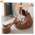 Without bean (Cover + Footrest ) Premium Quality Best Selling Comfortable Soft Modern Design Waterproof Faux Leather Sofa for Living Room Bedroom Balcony Furniture.