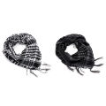 Arabian Desert Scarf Soft Tactical Scarf Men Ladies Military Turban Lightweight Plaid Fringed Outdoor Arafat Unisex Scarves.