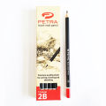 Petra 2B Pencil 12 Pcs pack,Petra Black Matt Pencil 2B Pencils for writing, drawing and sketching. 