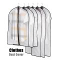 Plastic Clear Dust-proof Cloth Cover Suit/Dress Garment Bag Storage Protector Hanger!! Beg simpan baju travel. 