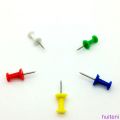 [huite]Color Random Push Pin Plastic Assorted Pack School Painting Drawing Notice Cork Felt Board Thumbtack. 