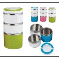Insulated Lunch Box Multicolor china Three Layer.