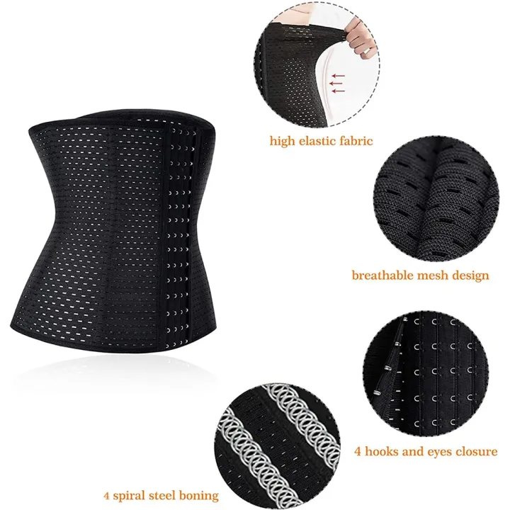 Women's%20Corset%20Waist%20Trainer%20Body%20Shaper%20for%20Weight%20Loss%20Waist%20Cincher%20Hourglass%20Trainer%20Breathable%20Elastic%20Girdle%20Cincher%20-%20Image%205