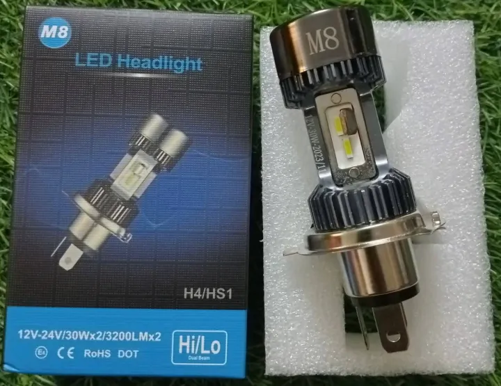 Motorcycle%2012v%20H4%20Hi%20Lo%20beam%20Moto%20LED%20white%20M8%20Headlight%20-%20Image%203