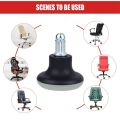 BRADOO- 5Pcs Bell Glides Replacement Office Chair Wheels Stopper Office Chair Swivel Caster Wheels, 2 Inch Stool Bell Glides.