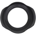 DC-SN HOOD 62mm Screw Mount Flower Crown Lens Hood Petal Shape for 62mm Lens Black. 