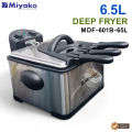 Miyako 6.5L Big Size MDF-601B-65L Deep Fryer-2000 Watt. 