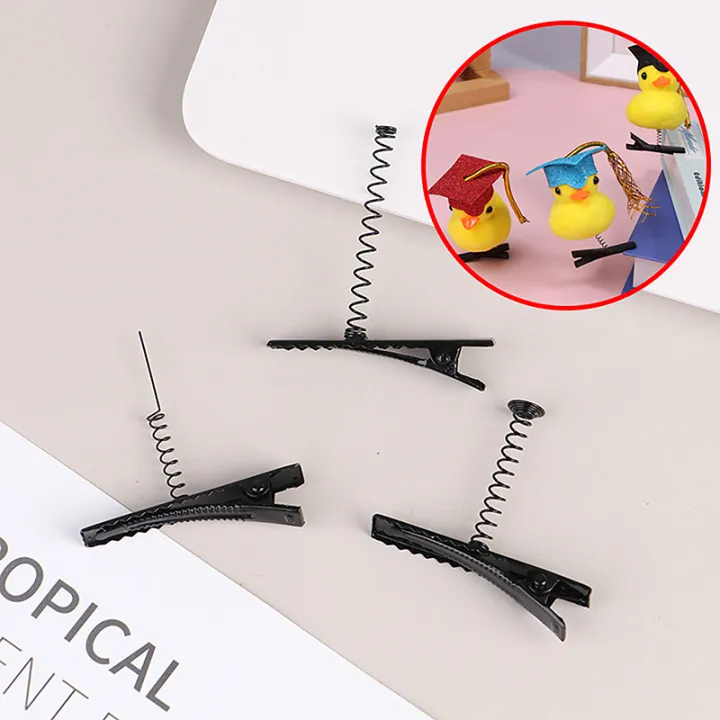 10Pcs%20Black%20Metal%20Pinch%20Alligator%20Hair%20Clips%2040mm%20With%20Wire%20Coil%20Spring%20Craft%20Hairpin%20For%20Fashion%20Party%20Favor%20Children%20Toy%20Yao%20Store%20-%20Image%202