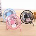 4 Inch Metal Usb Mini Fan Portable 360 Degree Adjustable Cooling Fan Table Fan Desk Fan Mini Personal Fan for Home Office. 