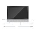 Wired Video Intercom System 7-inch Video Doorbell Phone System Video Intercom System Home Security Intercom - grey. 