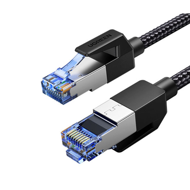 UGREEN 80431 CAT8 Shielded Round Braided Cable Modular Plugs 2m#NW153 ...