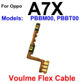 Oppo OPPO A7 A12 A15 A15S A16 A16S AX7 A1K Power on off Switch Button Side Volume Up Down Buttons Flex Cable Replacement Parts. 