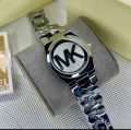 Mk Luxury Fashion Stainless Steel Imported Wuartz Movement Ladies Wristwatch For Women. 