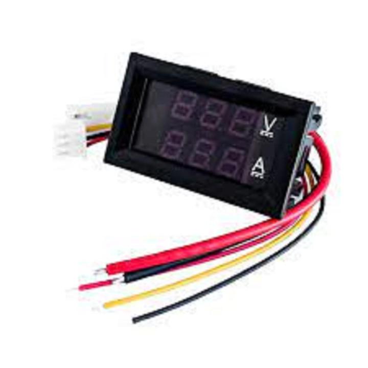 DC 0-300V 0-100V 1A 10A Digital LED Volt ampere Voltage Current Dual Meter Ammeter and Voltmeter Amp Volt Meter