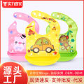 Premium Baby Feeding Bib with Large Catch Pocket. 